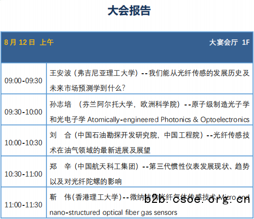 大会报告