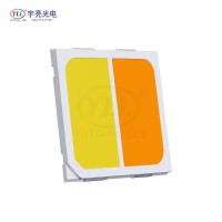 led灯珠3030双色温白光大功率发光二极管双色合一